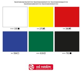Talens Art Creation acrylic colour set 6 x tube 75 ml