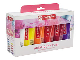 Talens Art Creation acrylic colour set 12 x tube 75 ml