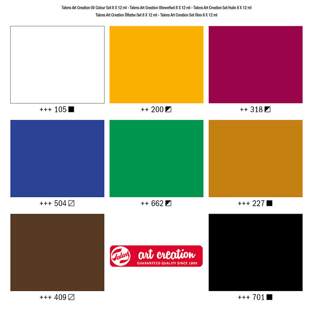 Talens Art Creation oil colour set 8 x 12 ml - 3