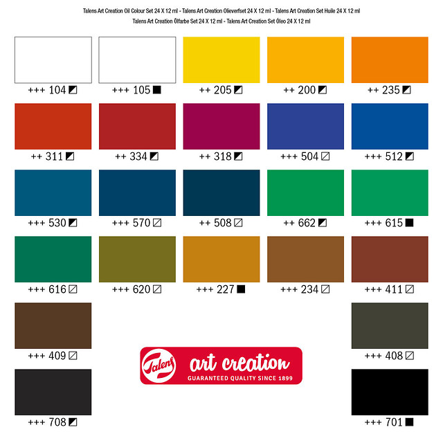 Talens Art Creation oil colour set 24 x 12 ml - 3