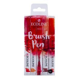 Talens Ecoline Brush Pen set 5 Red