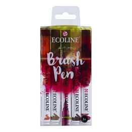 Talens Ecoline Brush Pen set 5 Autumn