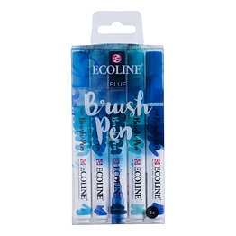 Talens Ecoline Brush Pen set 5 Blue