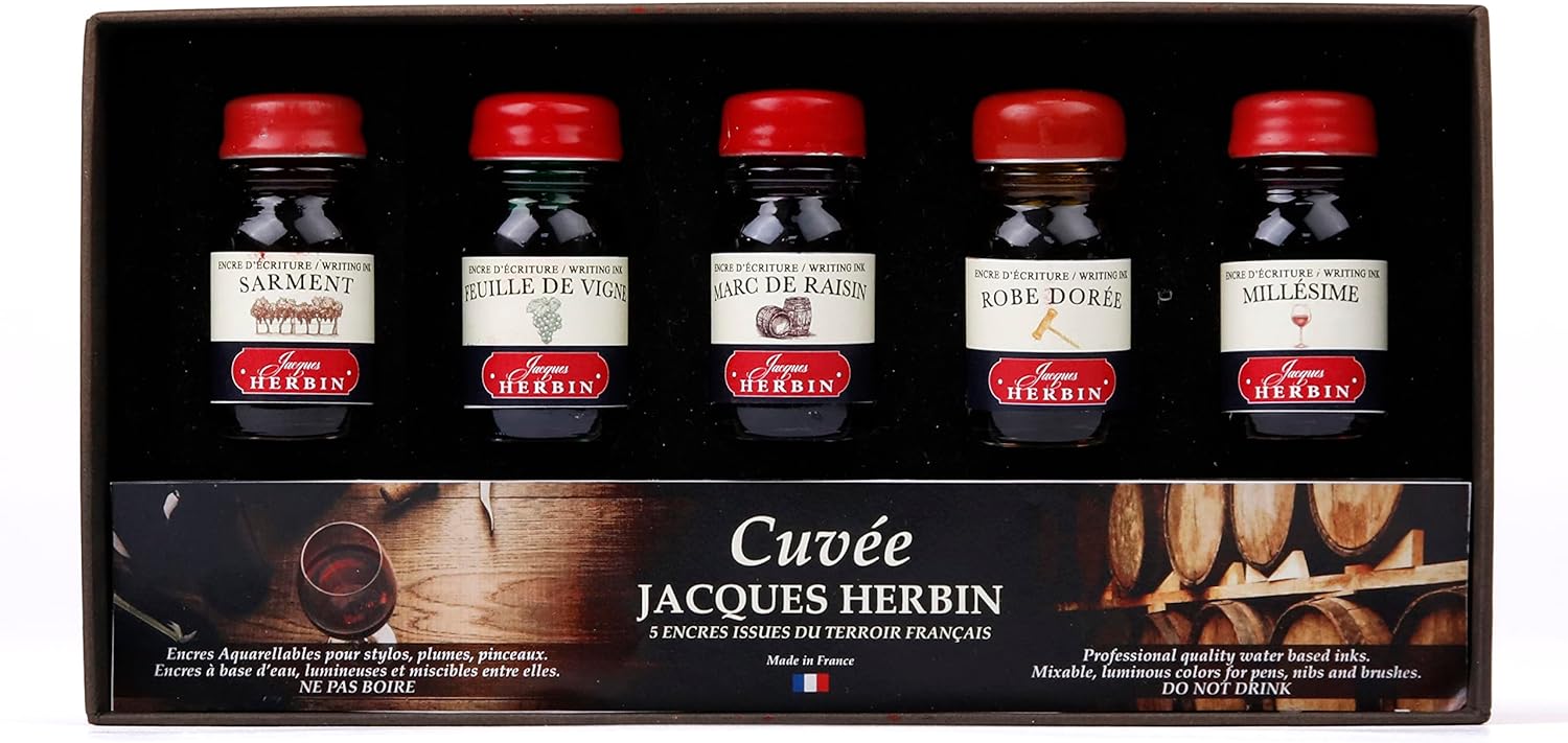 J.H cuvée set 5 writing inks 10ml - 3
