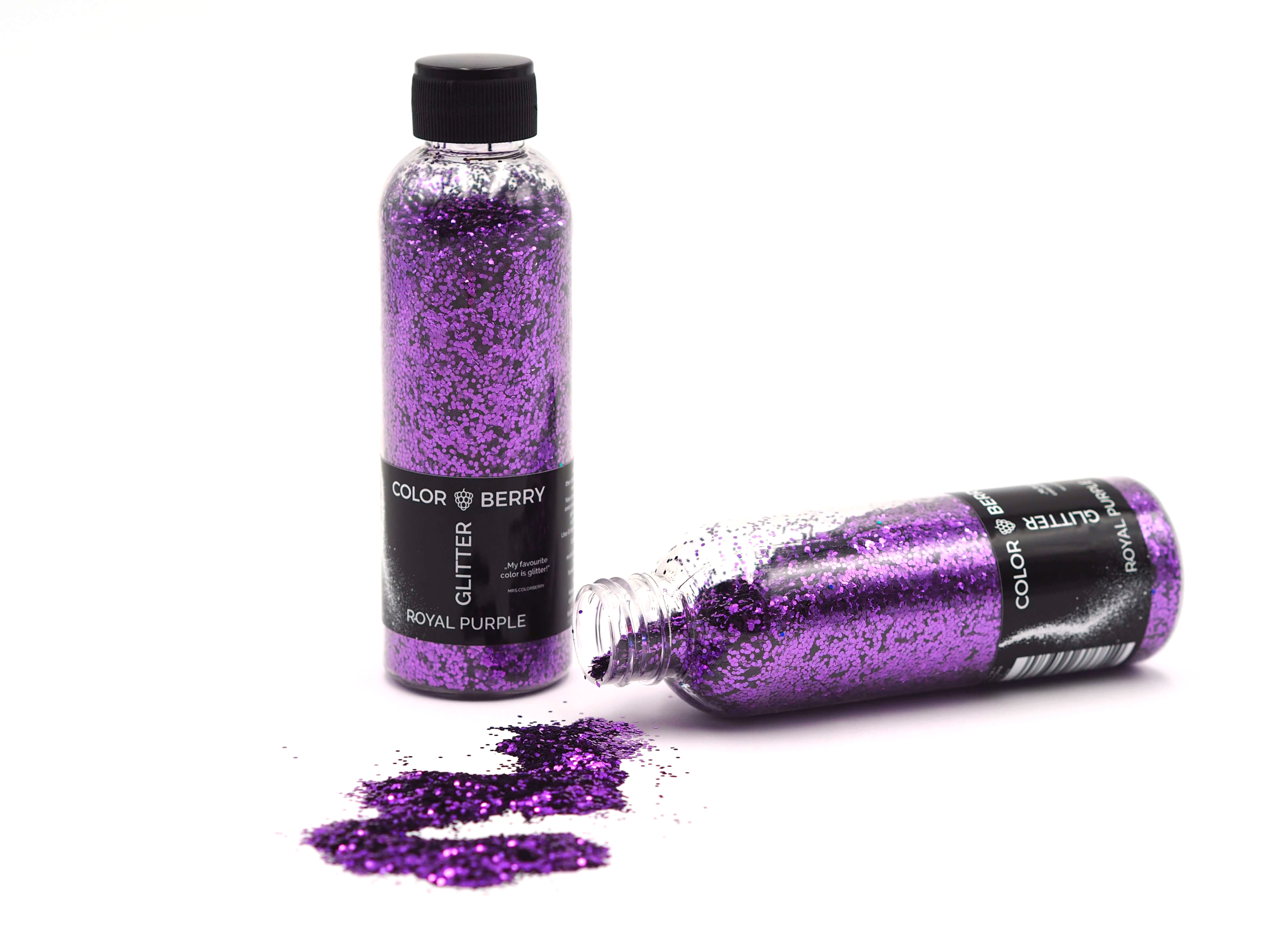 Glitter Dusty Royal Purple Chunky - 2