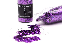 Glitter Dusty Royal Purple Chunky