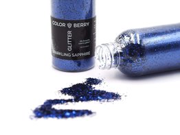 Glitter Dusty Sapphire Blue Chunky