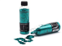 Glitter Dusty Mermaid Teal Chunkey