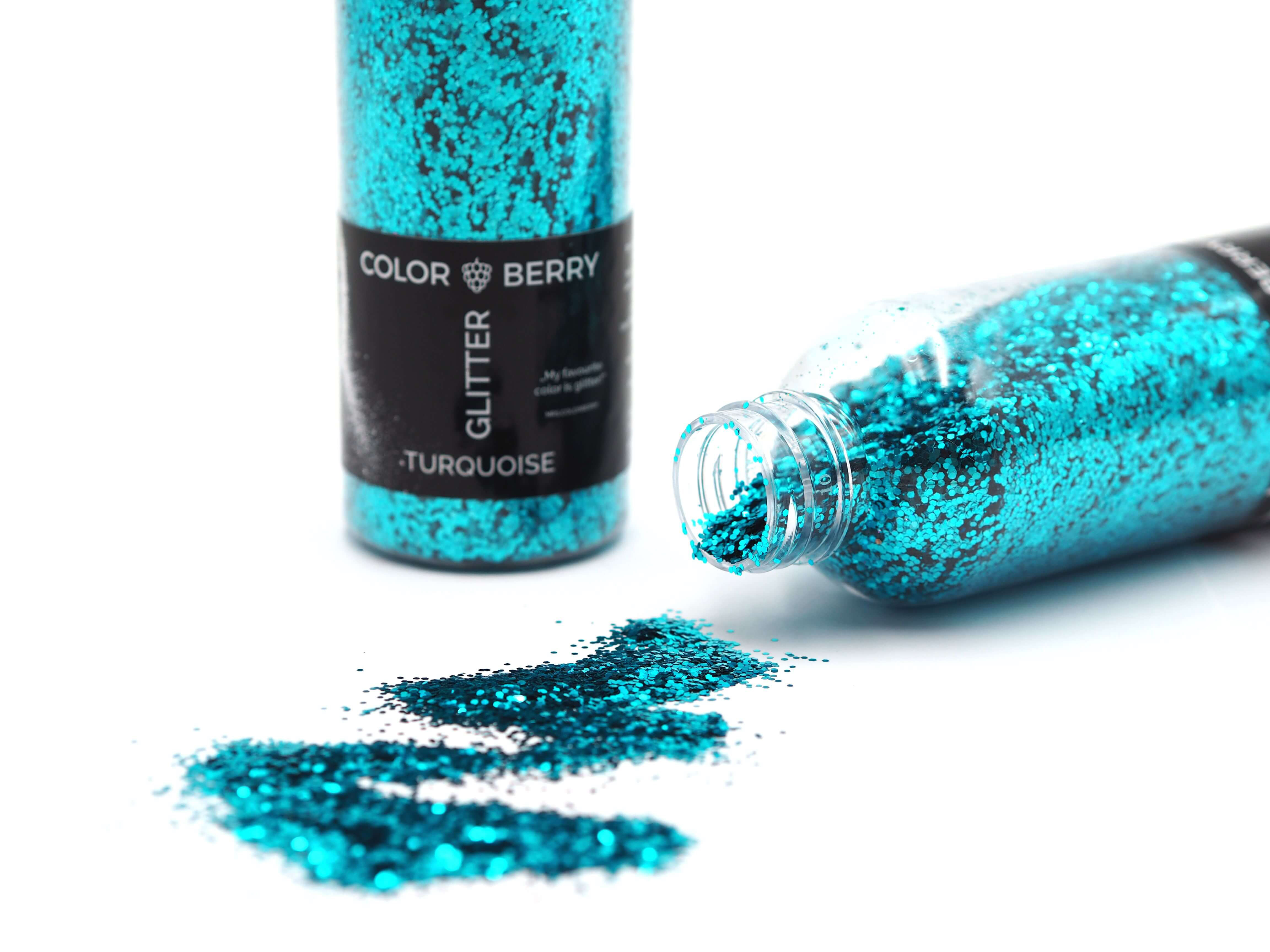 Glitter Dusty Turquoise Chunkey