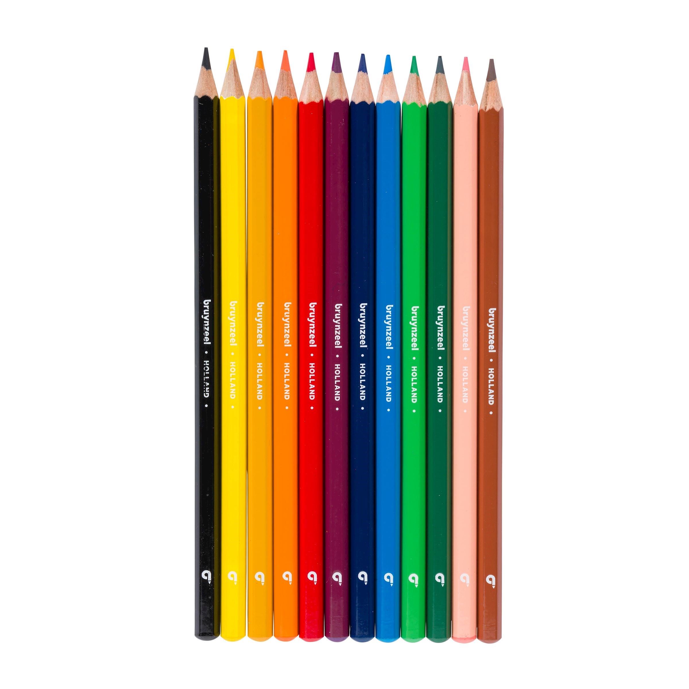 BRUYNZEEL Kids Colour Pencils Set 12 - 2