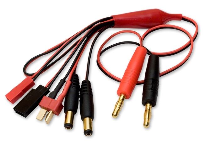 Laddkabel RX m. bananstift BEC