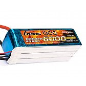 Li-Po Gens ace 6S 6000mAh 22.2V 45C EC5