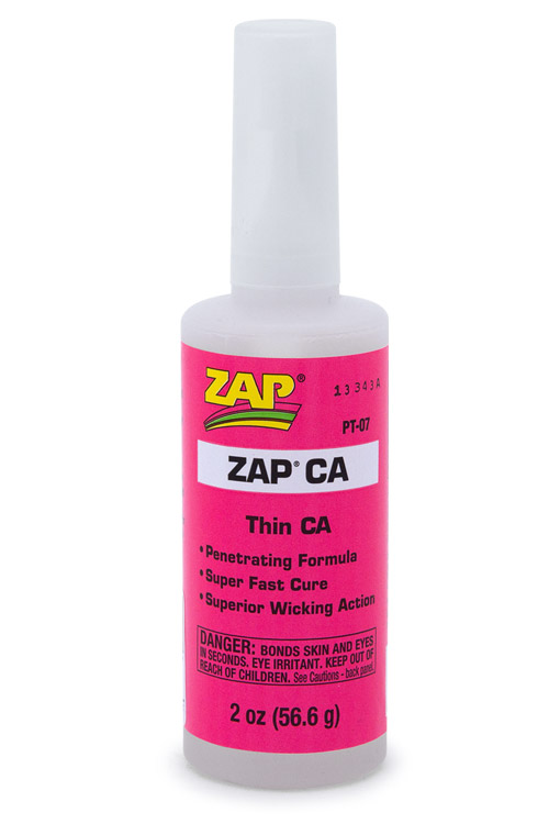 CA-lim ZAP CA 2oz 56gr Rosa/Tunnflytande