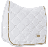 TSR Klubbschabrak dressyr; Stockholm Equestrians White Perfection Gold är dressyrschabraket