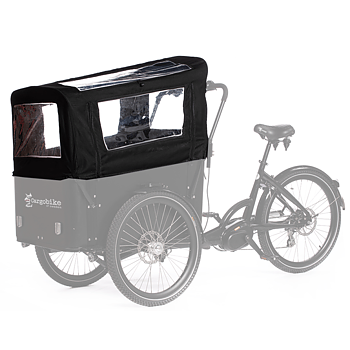 Cargobike Lådcykel Kapell och bågar 