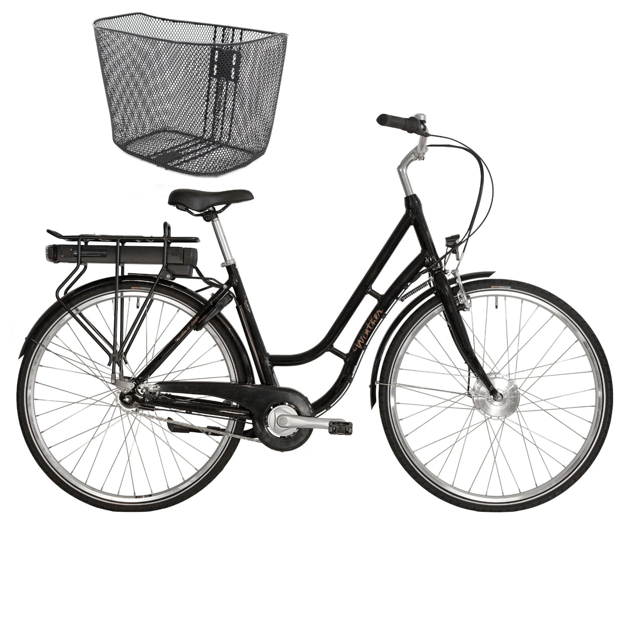 Winther G-Style Dam 7vxl 50cm 8..8ah batteri Blank svart 