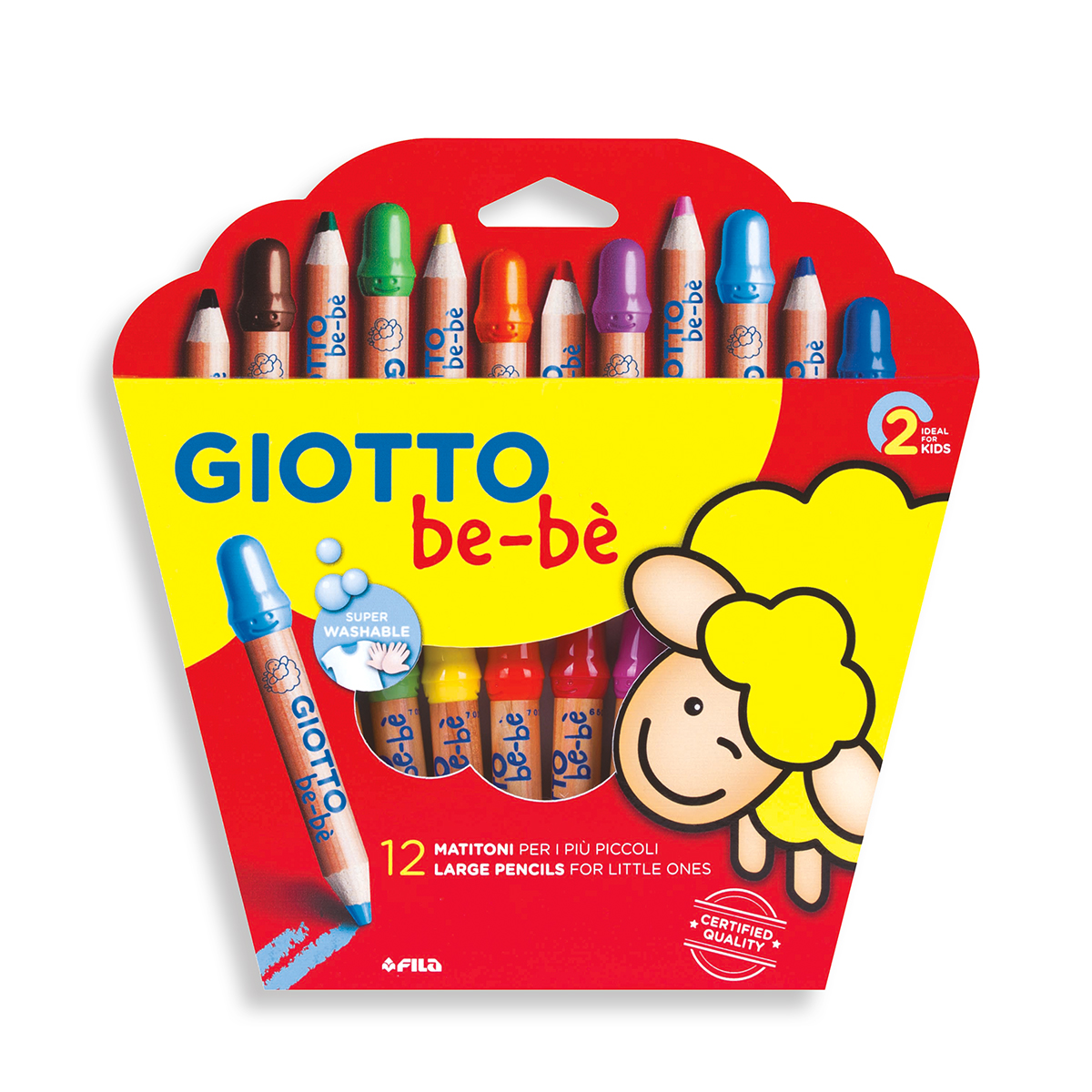 Färgpennor 12 st Giotto bebé