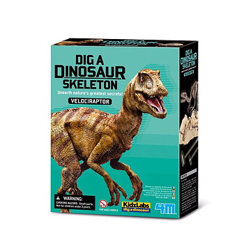 Arkeolog-lek, Velociraptor Skelett