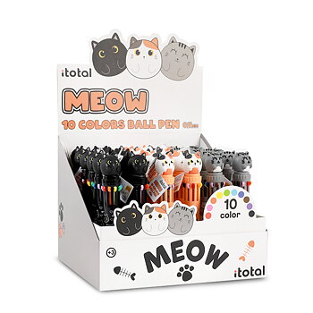 Penna Katt 10 färger (sorterat)