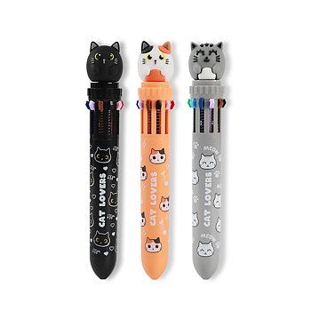 Penna Katt 10 färger (sorterat)