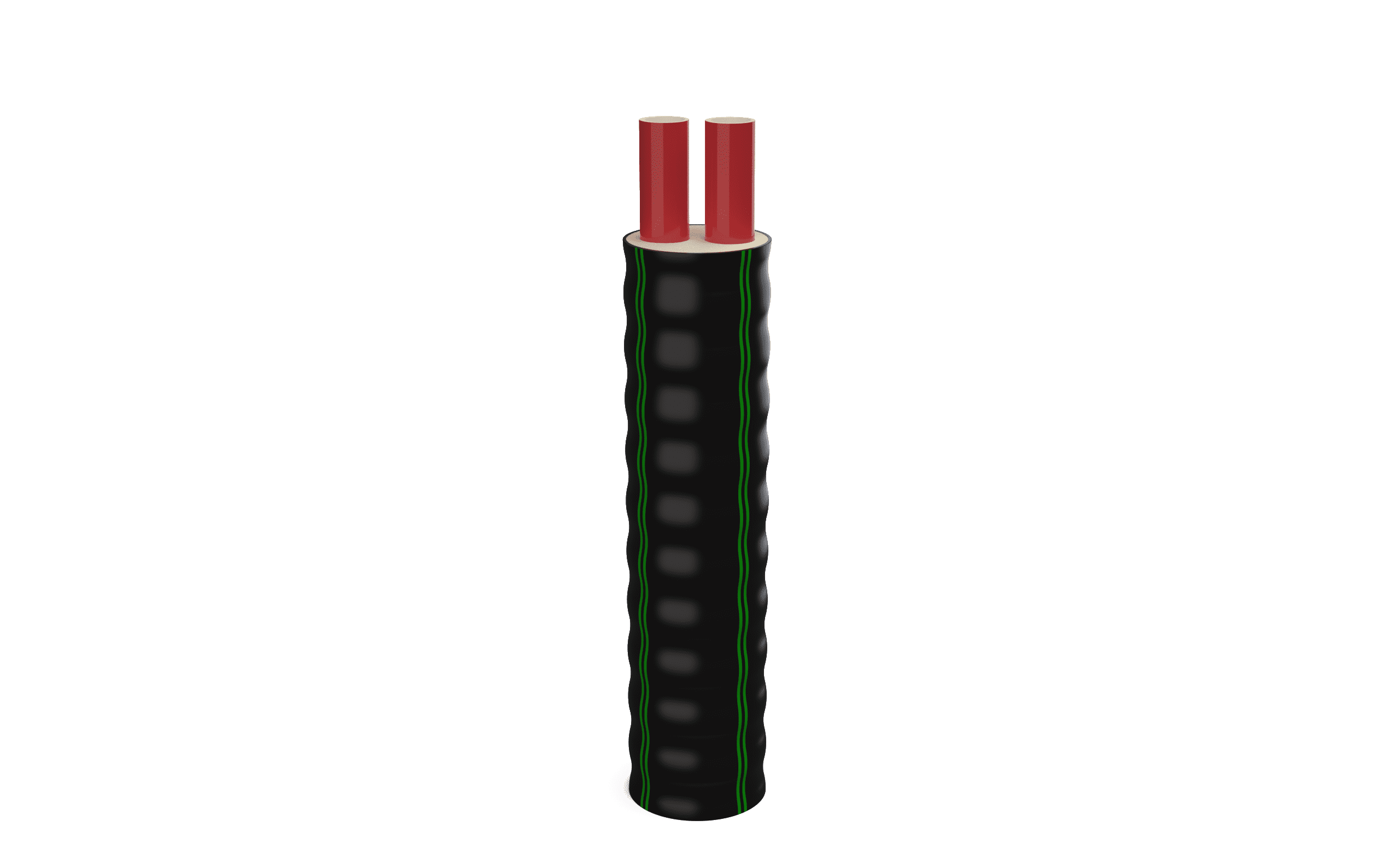 Heatflex värmekulvert 2x40/126 SDR11 - 2