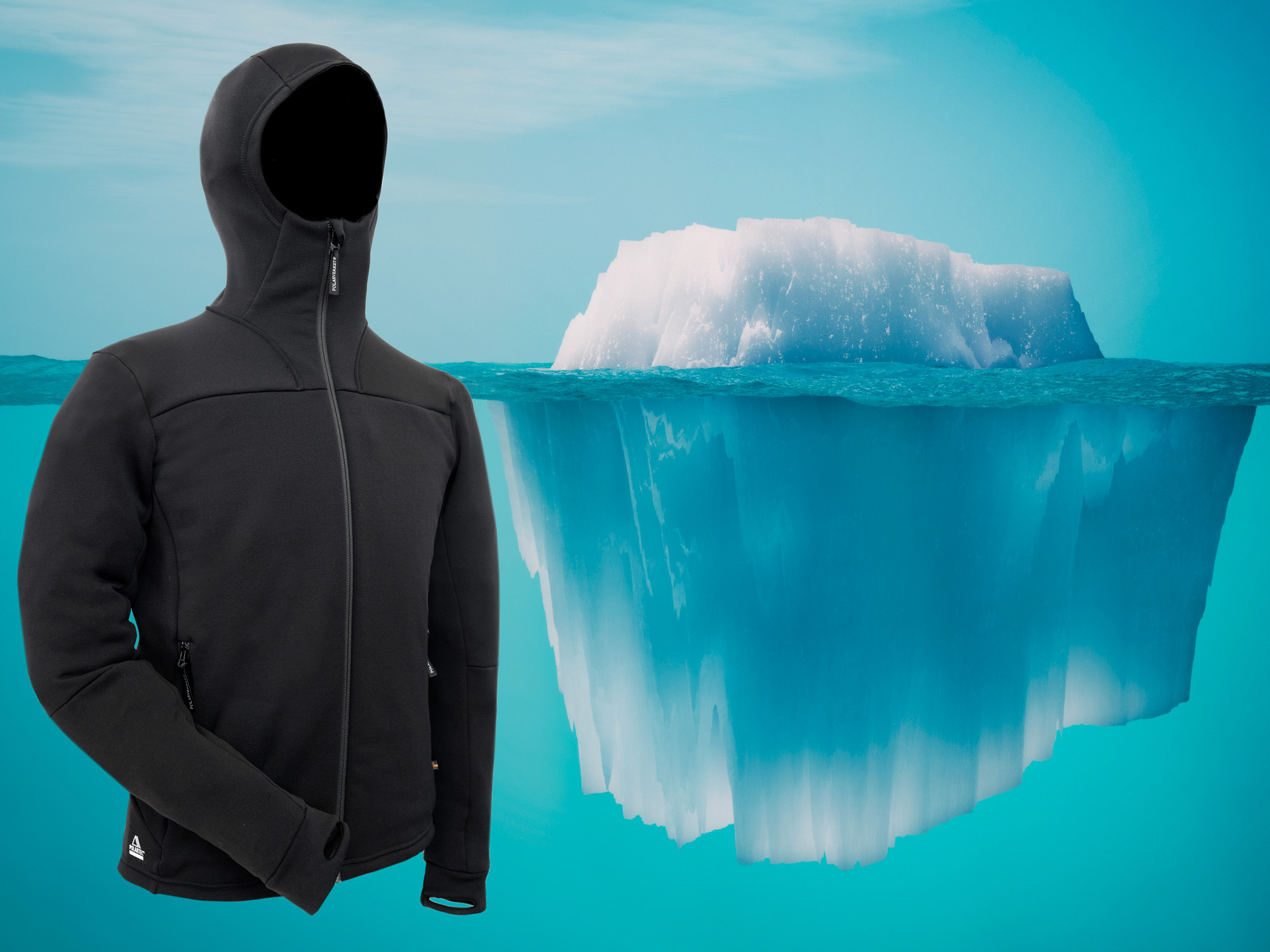 Power Stretch® Pro™ Zip Hood Den Svensktillverkade Hoodien 