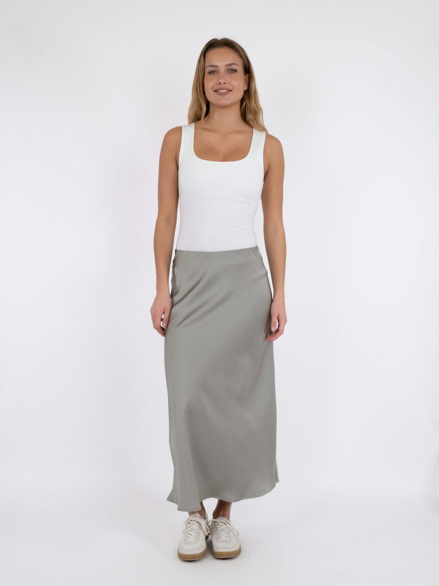 Bovary Skirt Smoke Green - 3