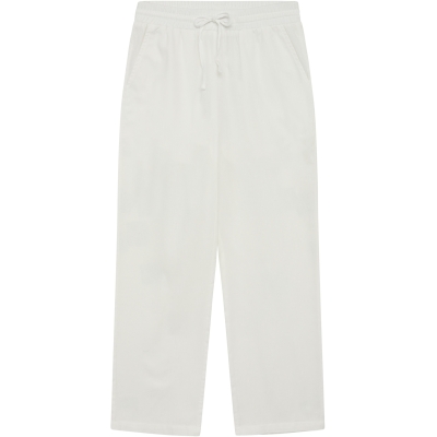 Allan Linen Pants White