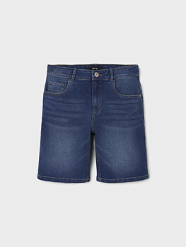 NLMTEPPE DNM SLIM SHORTS Medium Blue Denim