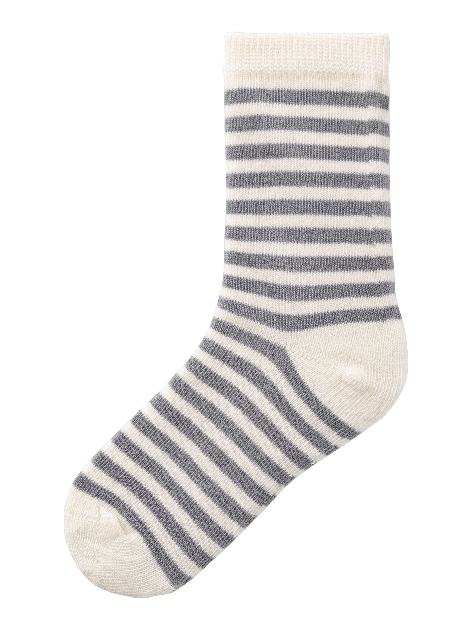 NBMELOVE STRIPE SOCK LIL Silver Filigree
