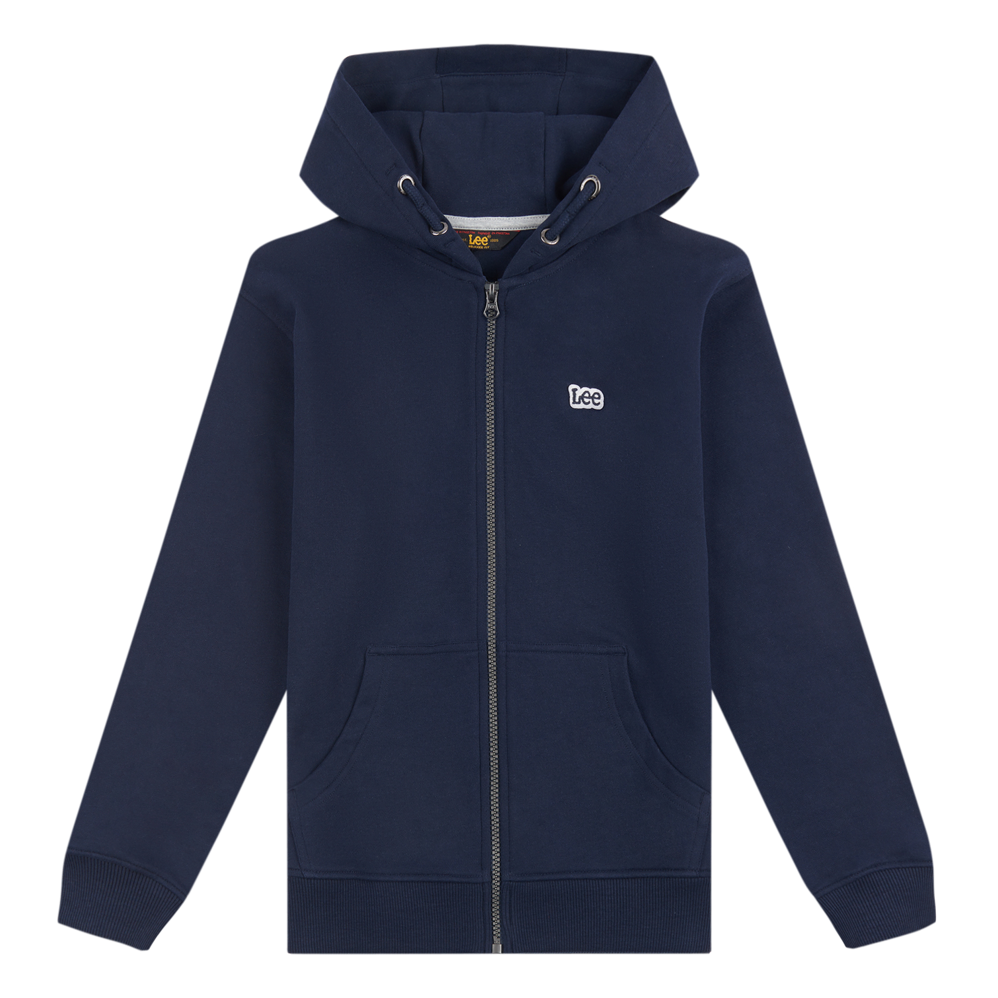 BADGE LB ZIP THROUGH HOODIE NAVY BLAZER