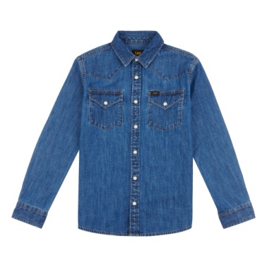WESTERN SHIRT MID WASH