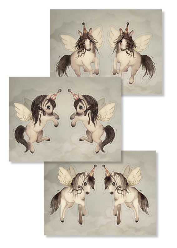 PAPER FRIENDS  FLYING PONIES - 2