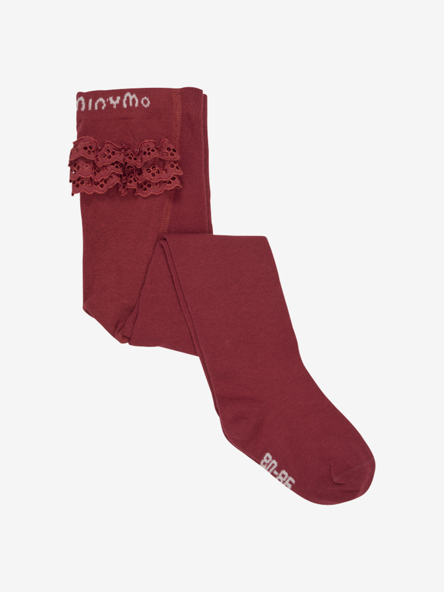 Stocking W Lace Rio Red