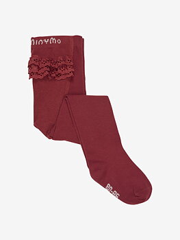Stocking W Lace Rio Red