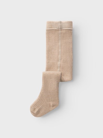 NBFRAKEL WOOL PANTYHOSE OCT LIL Peyote Melange