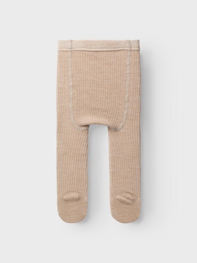 NBFRAKEL WOOL PANTYHOSE OCT LIL Peyote Melange - 3