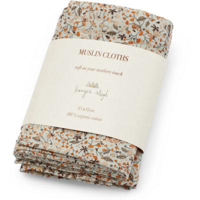 3 PACK MUSLIN CLOTH FLOWER FIELD