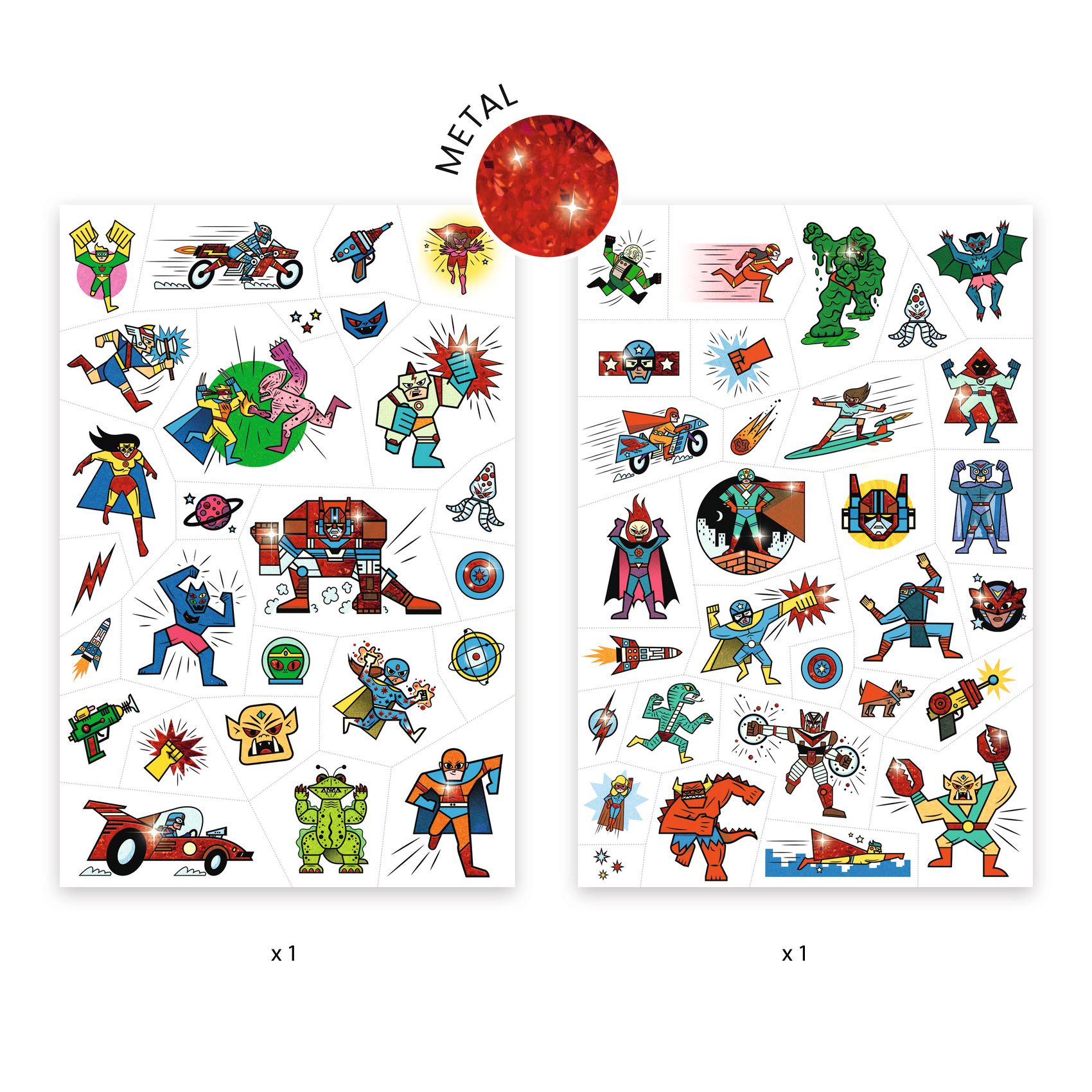 Tattoo Heroes vs villains - 2