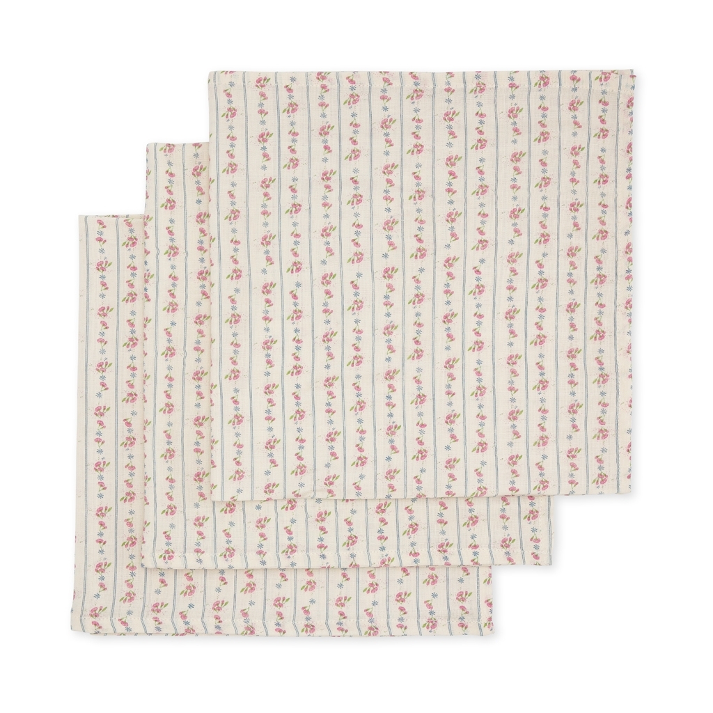 3 PACK MUSLIN CLOTH GOTS NELLIE