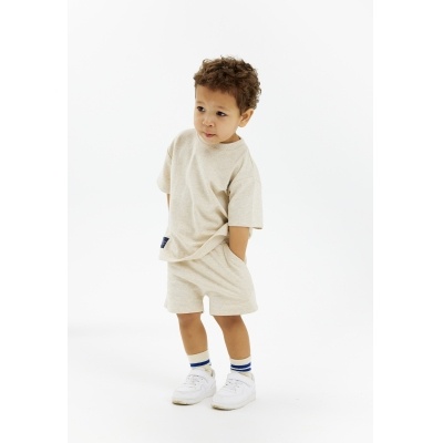 Norval Sweat Shorts Oatmeal Melange - 7