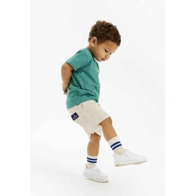 Norval Sweat Shorts Oatmeal Melange - 3