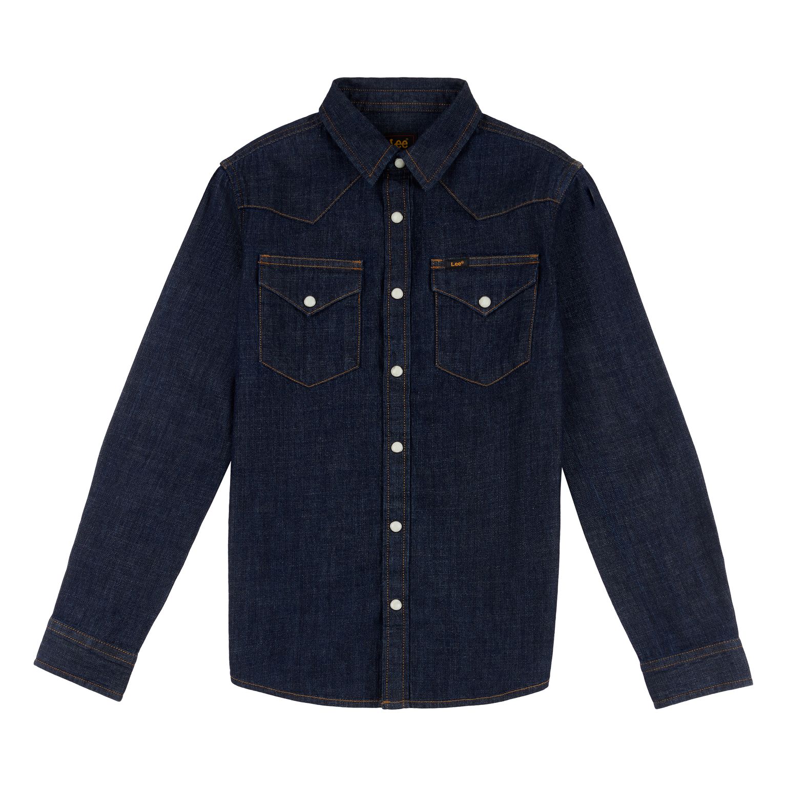 Western Shirt Dark Wash