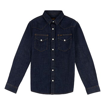 Western Shirt Dark Wash