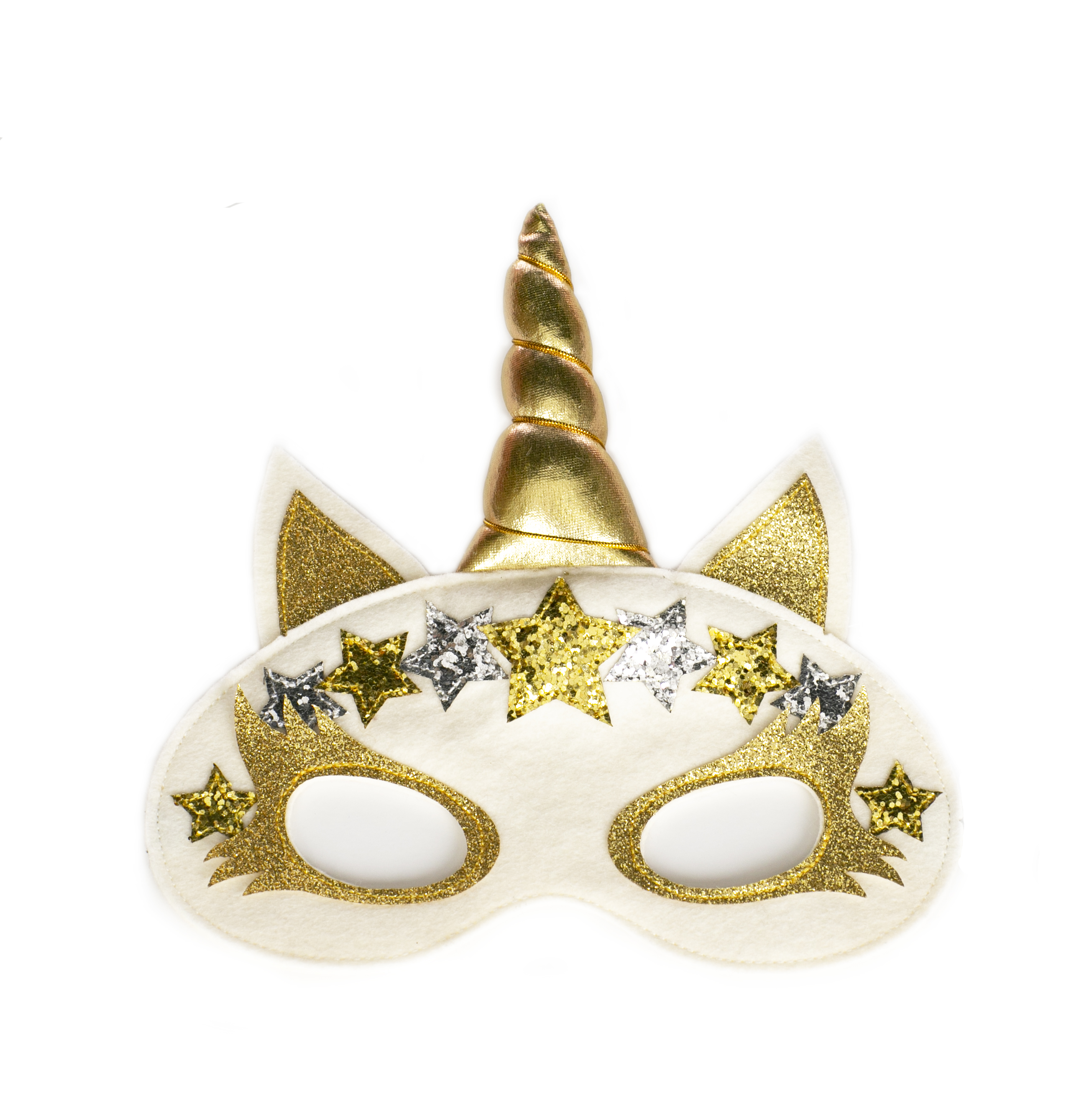 Face Mask Unicorn  Gold