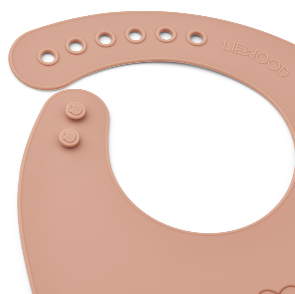 Tilda Silicone Bib 2-Pack Seashell Pale tuscany - 3