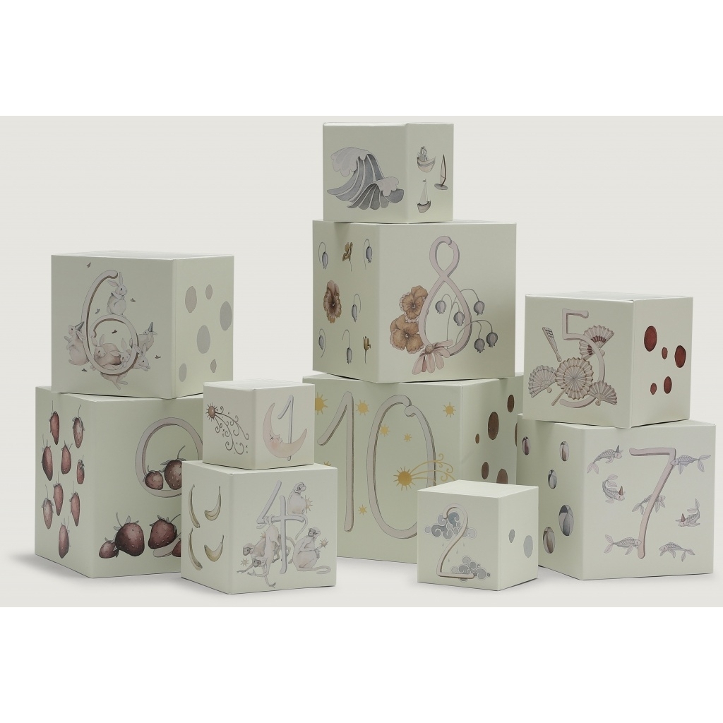 STACKING BOXES w nummers - 2