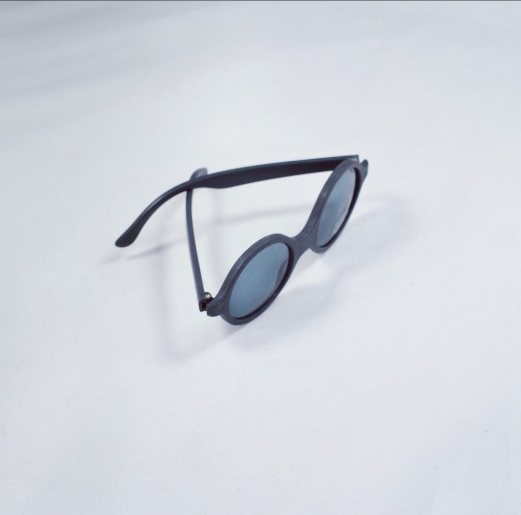 SUNGLASSES ROUND BLACK - 2