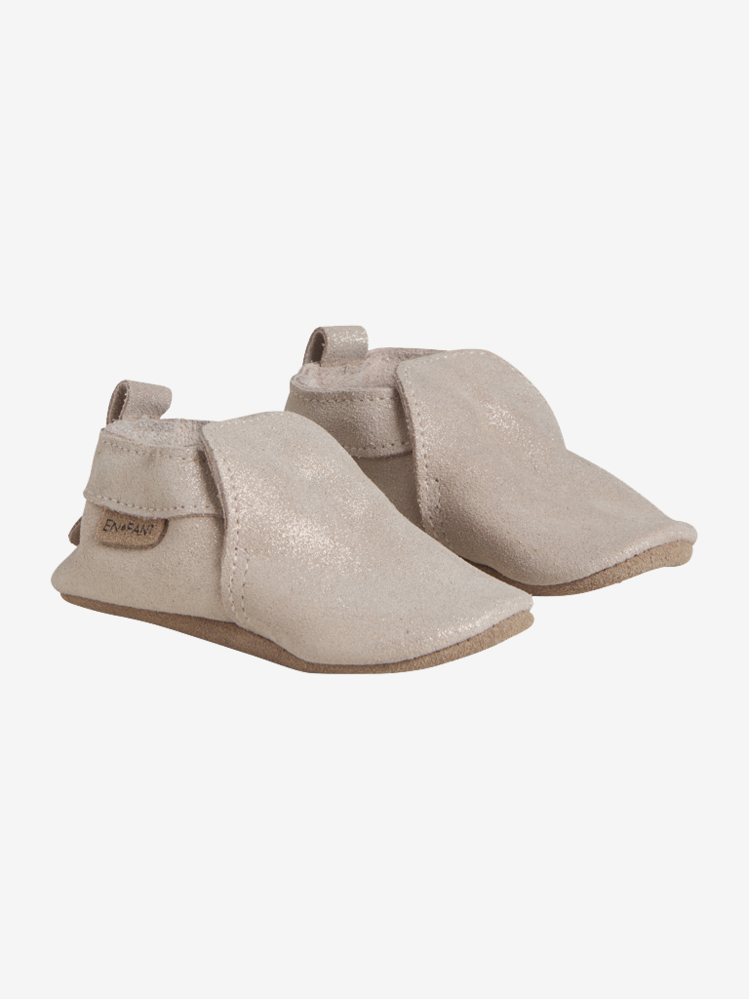 Slippers Suede Glitter Rose Dust