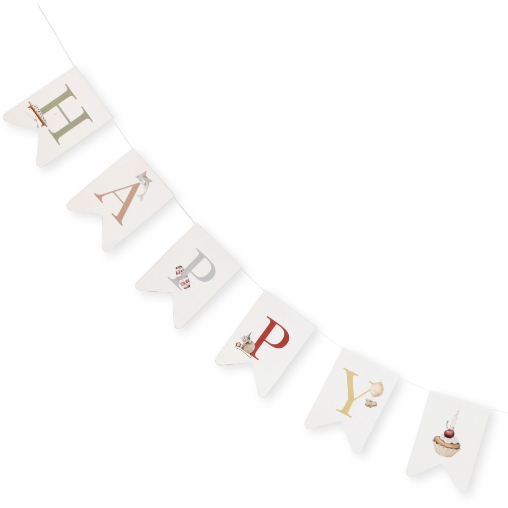 BIRTHDAY GARLAND MULTI - 2